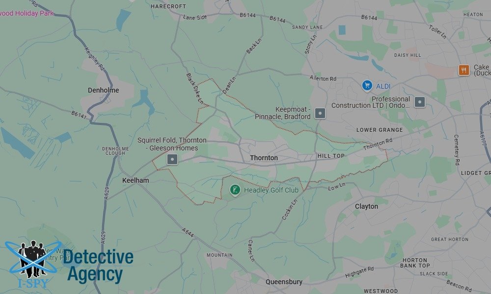 Locations our Tracing Agents serve in Thornton