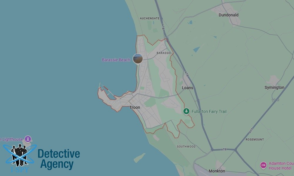 Locations our Tracing Agents serve in Troon
