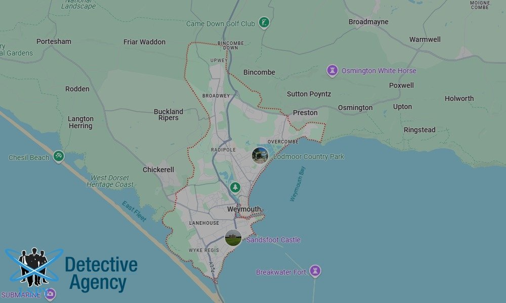 Locations our Tracing Agents serve in Weymouth