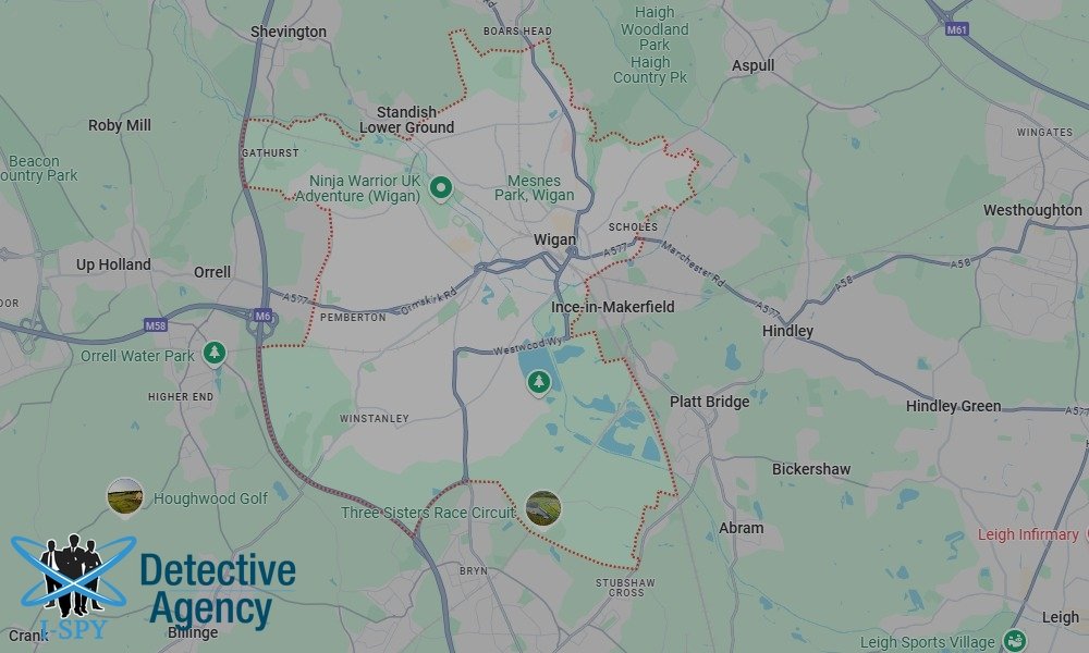 Locations our Tracing Agents serve in Wigan