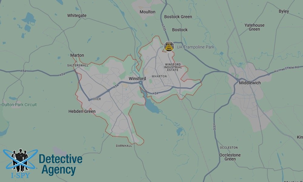Locations our Tracing Agents serve in Winsford
