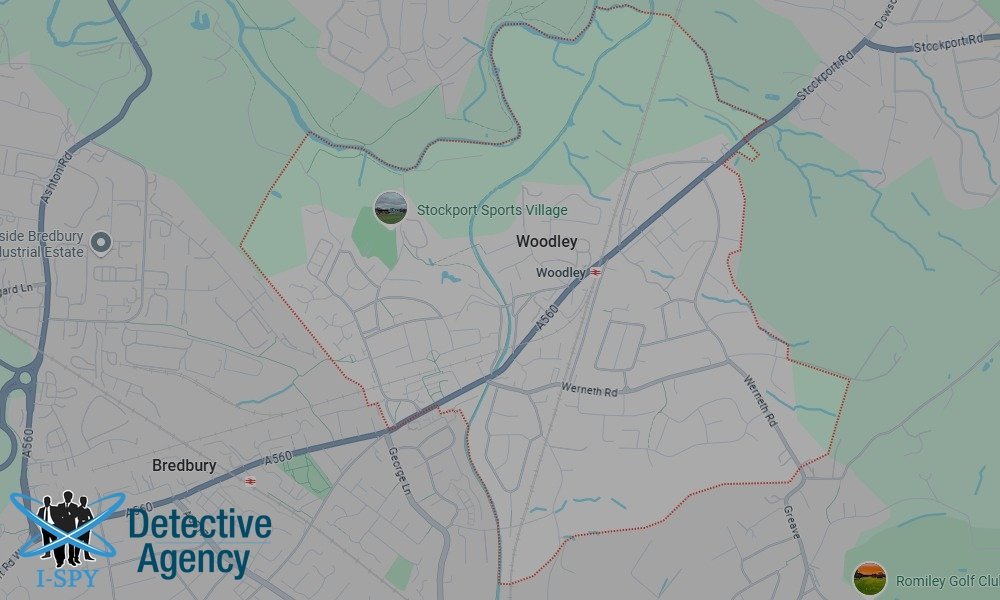 Locations our Tracing Agents serve in Woodley