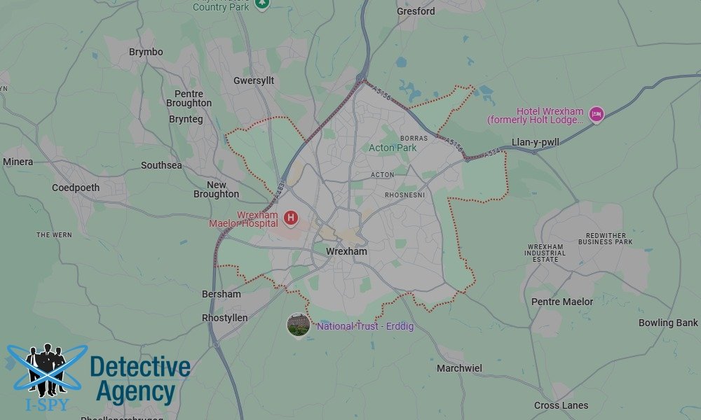Locations our Tracing Agents serve in Wrexham