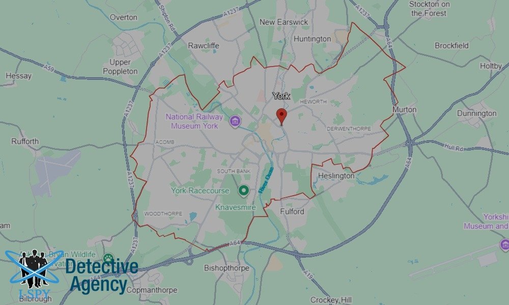 Locations our Tracing Agents serve in York