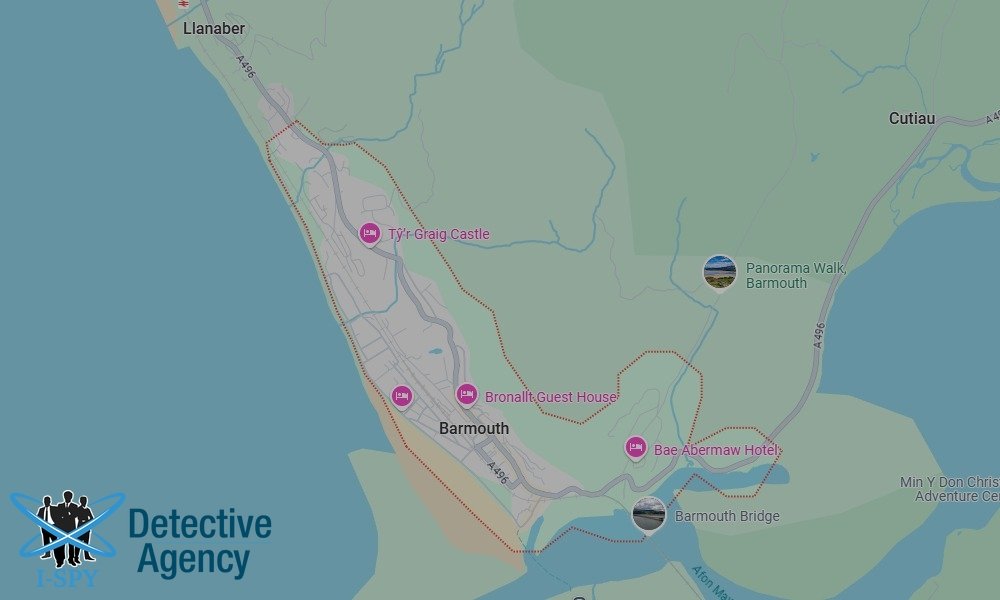 Locations our Tracing Agents serve in Barmouth