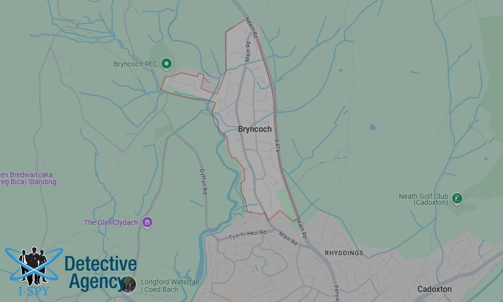 Locations our Tracing Agents serve in Bryncoch