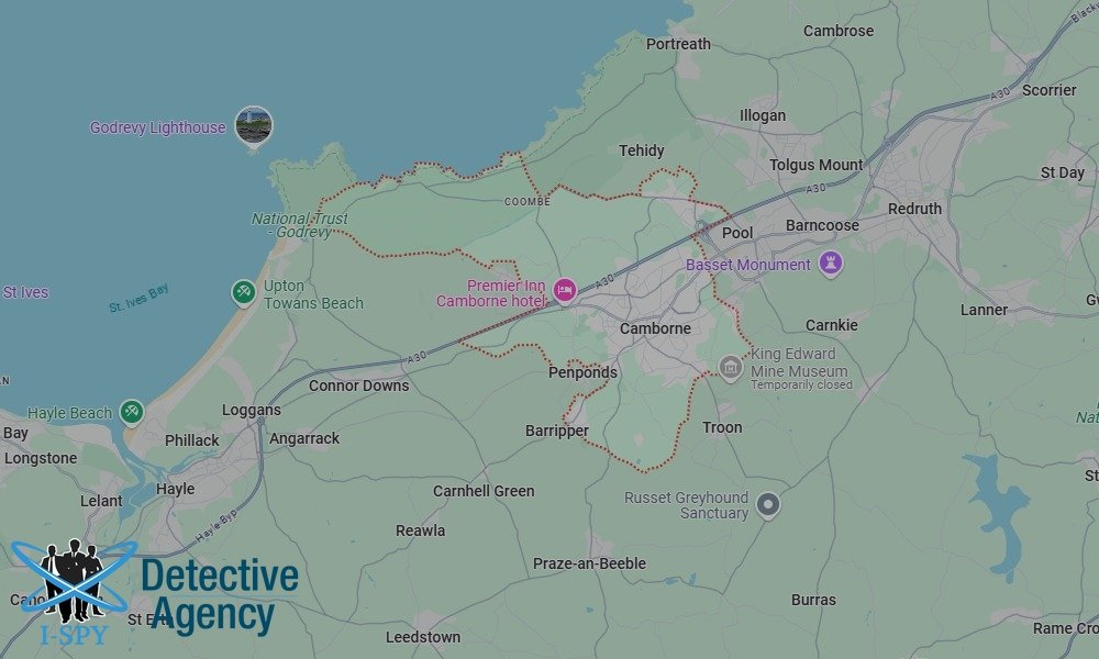 Locations our Tracing Agents serve in Cambourne