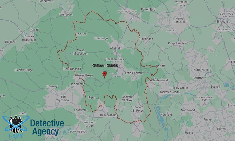 Locations our Tracing Agents serve in Chiltern