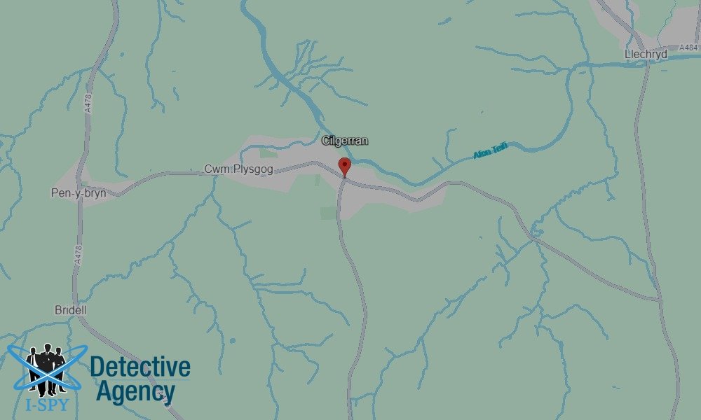 Locations our Tracing Agents serve in Cilgerran