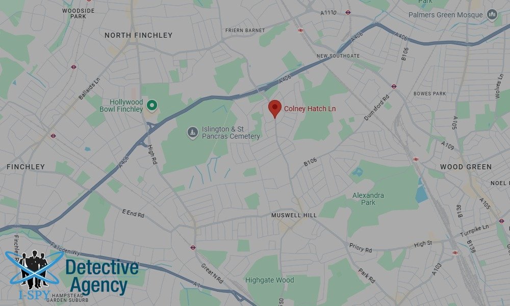 Locations our Tracing Agents serve in Colney Hatch