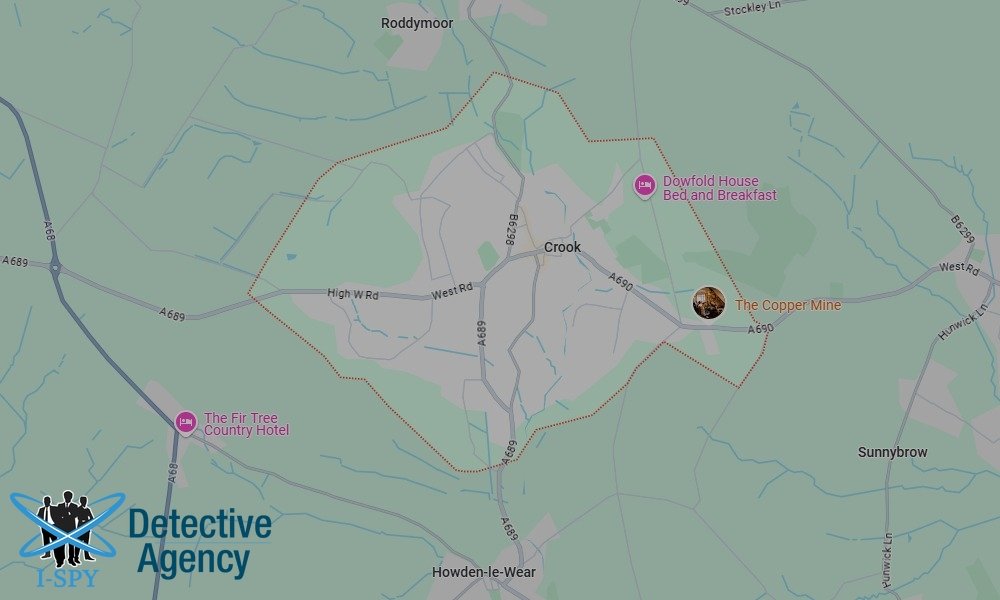 Locations our Tracing Agents serve in Crook