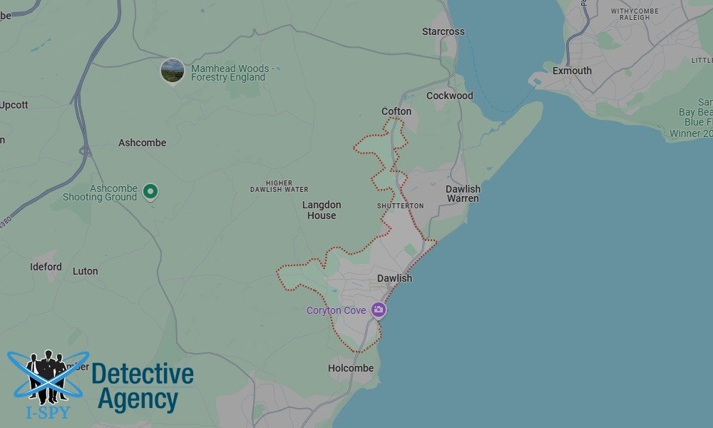 Locations our Tracing Agents serve in Dawlish