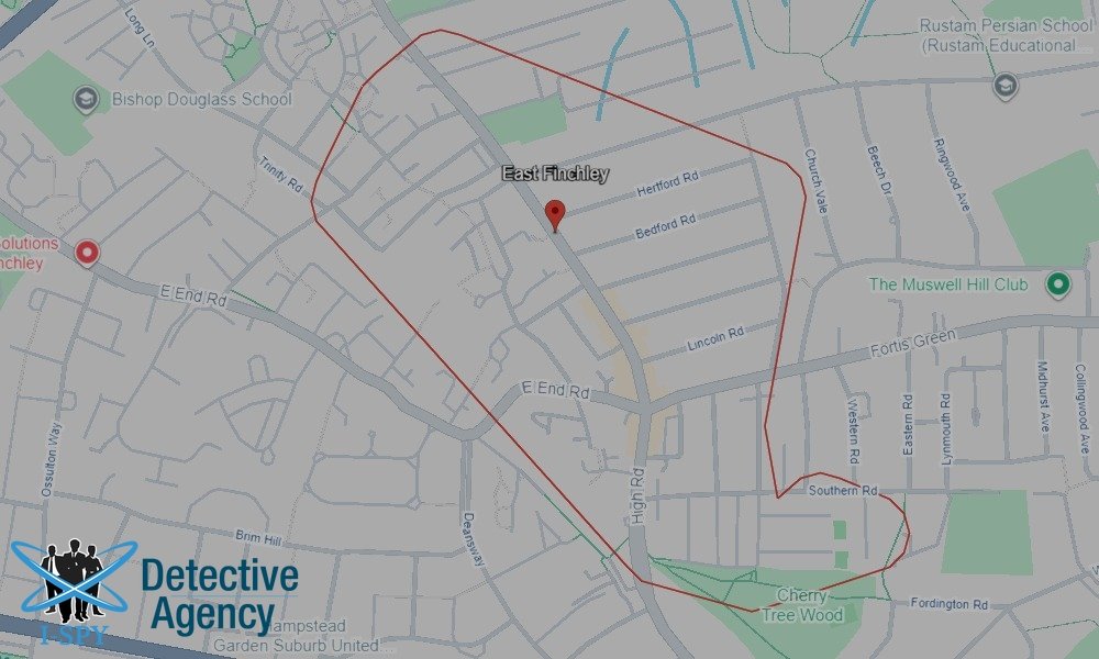 Locations our Tracing Agents serve in East Finchley