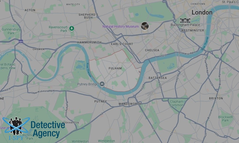 Locations our Tracing Agents serve in Fulham