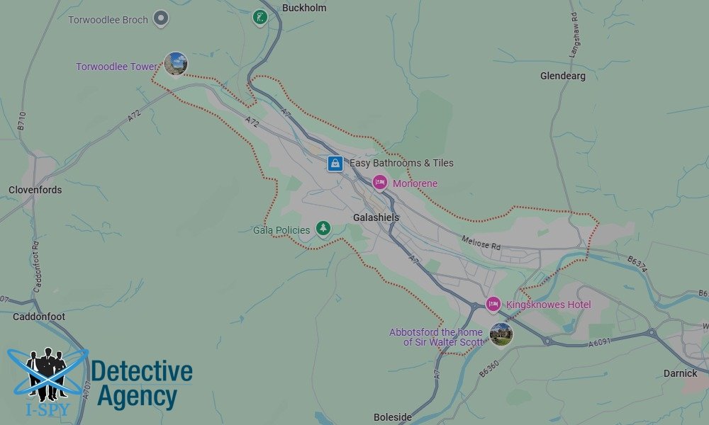 Locations our Tracing Agents serve in Galashiels