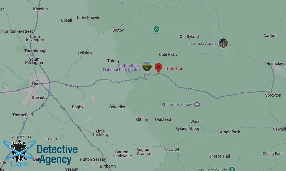 Locations our Tracing Agents serve in Hambleton
