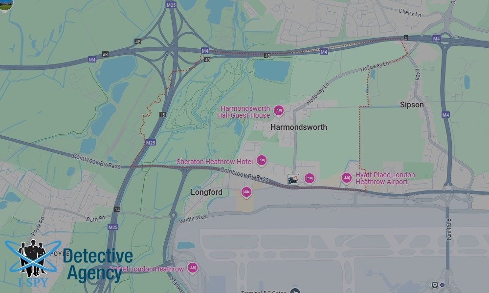 Locations our Tracing Agents serve in Harmondsworth