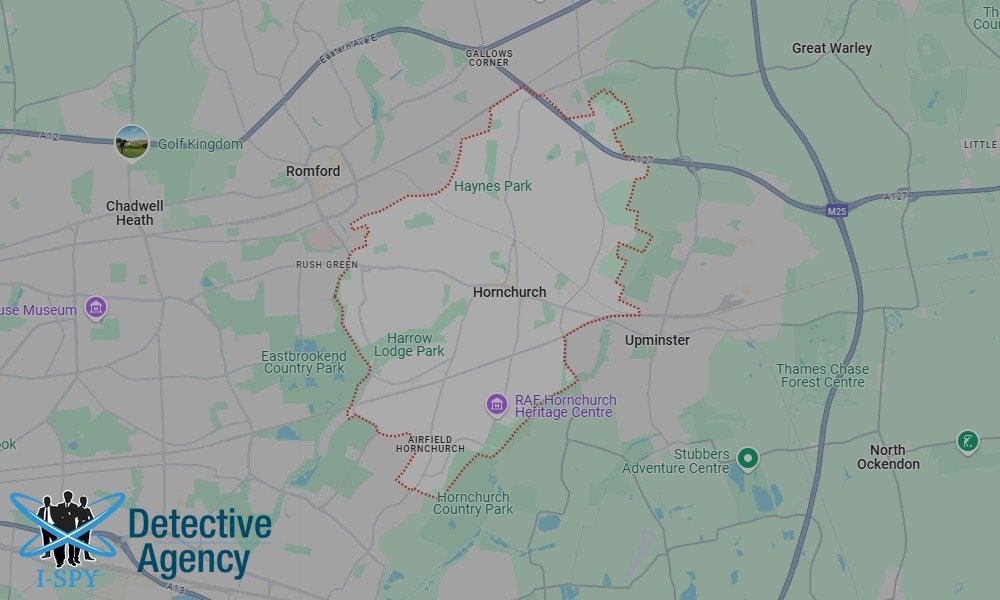 Locations our Tracing Agents serve in Hornchurch