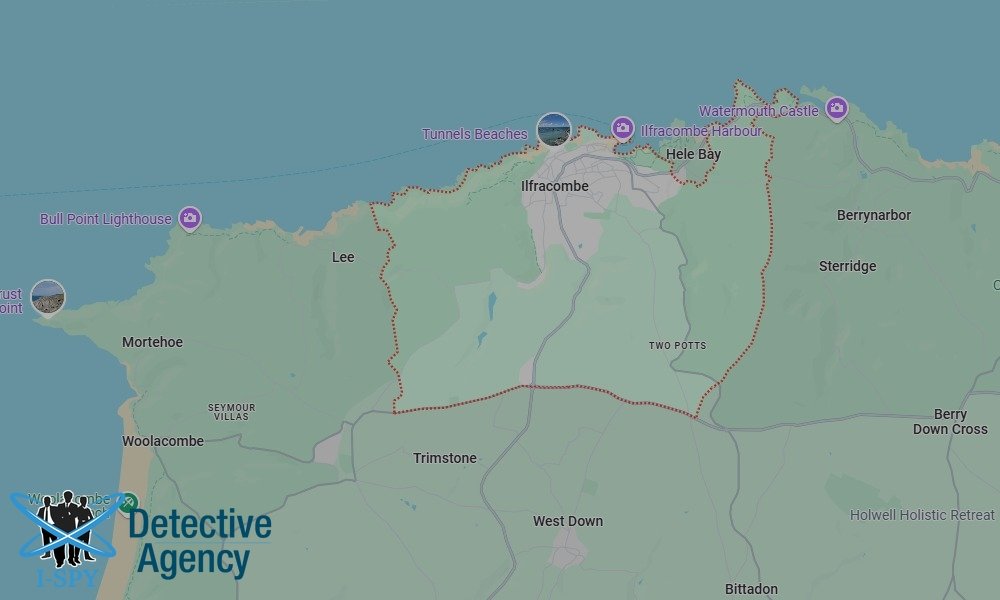 Locations our Tracing Agents serve in Ilfracombe