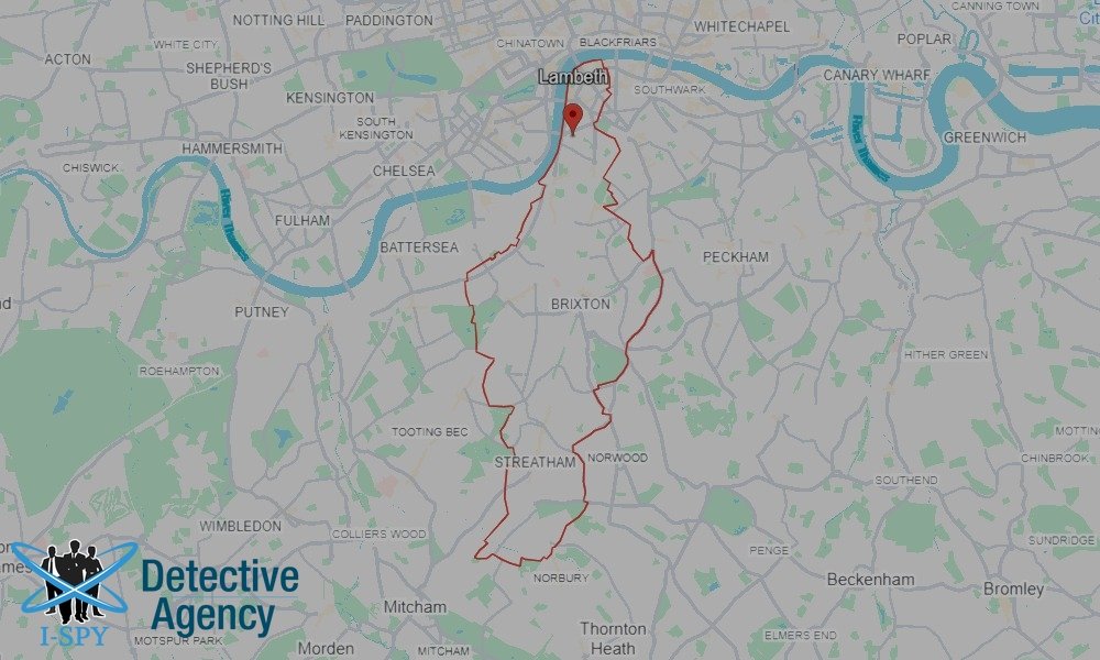 Locations our Tracing Agents serve in Lambeth