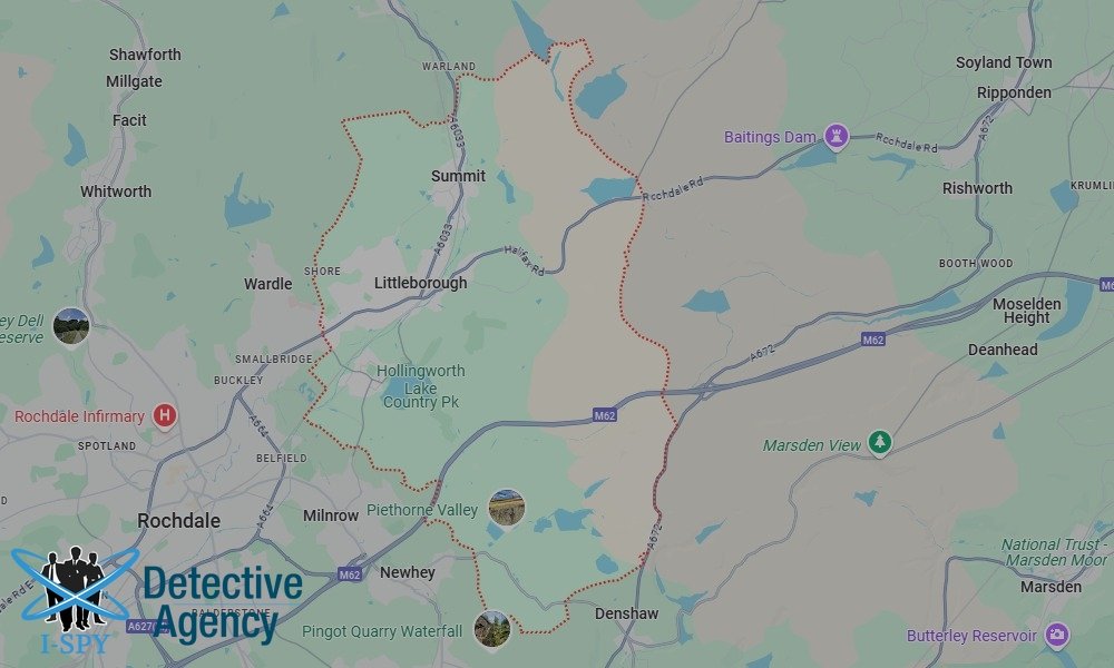 Locations our Tracing Agents serve in Littleborough
