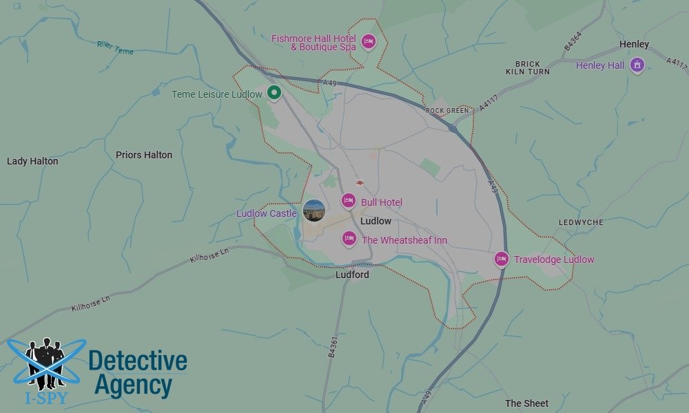 Locations our Tracing Agents serve in Ludlow