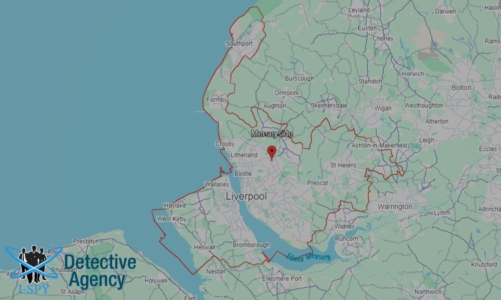 Locations our Tracing Agents serve in Merseyside