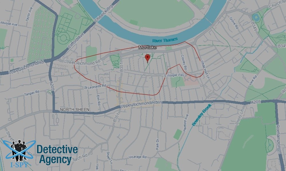 Locations our Tracing Agents serve in Mortlake