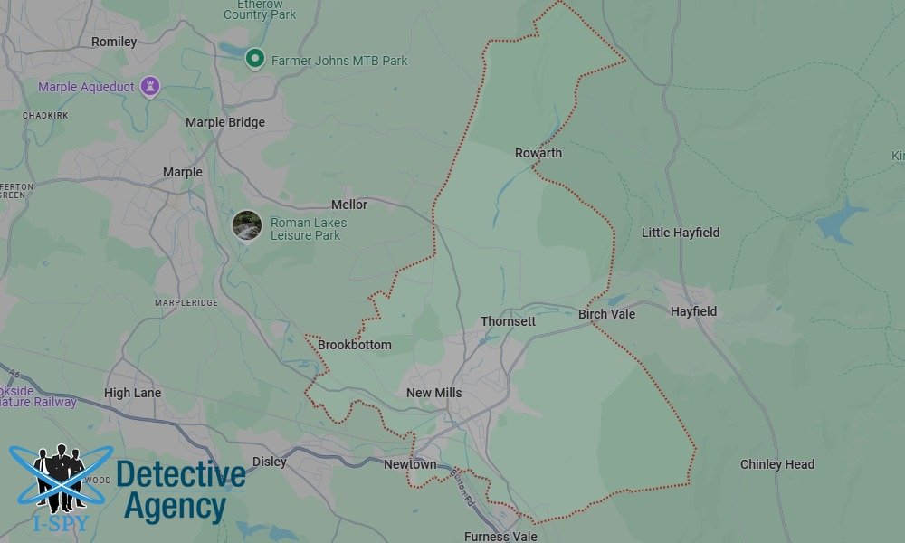 Locations our Tracing Agents serve in New Mills