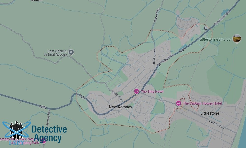 Locations our Tracing Agents serve in New Romney