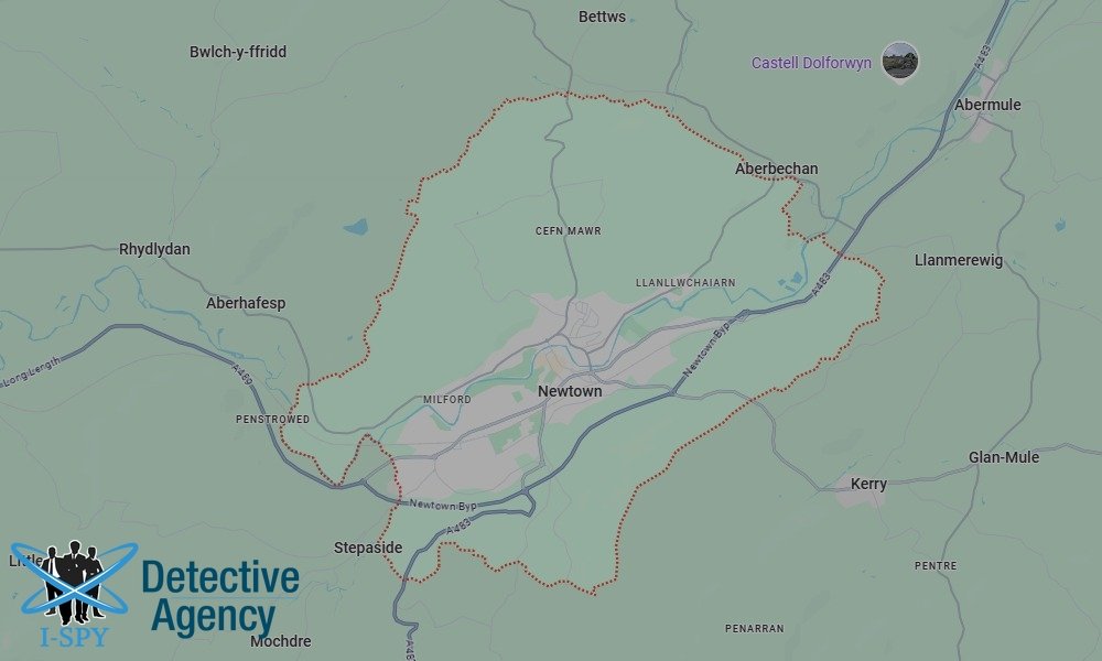 Locations our Tracing Agents serve in Newtown