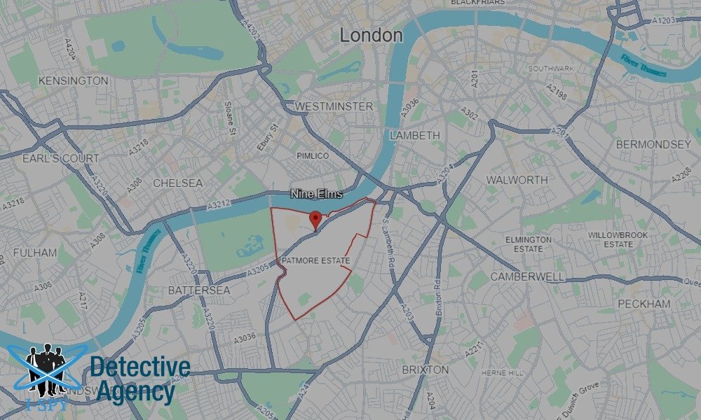 Locations our Tracing Agents serve in Nine Elms