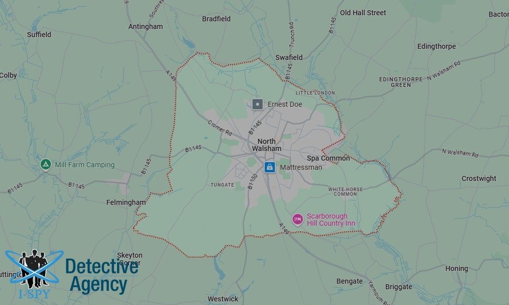 Locations our Tracing Agents serve in North Walsham