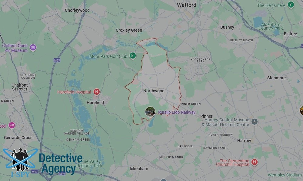 Locations our Tracing Agents serve in Northwood