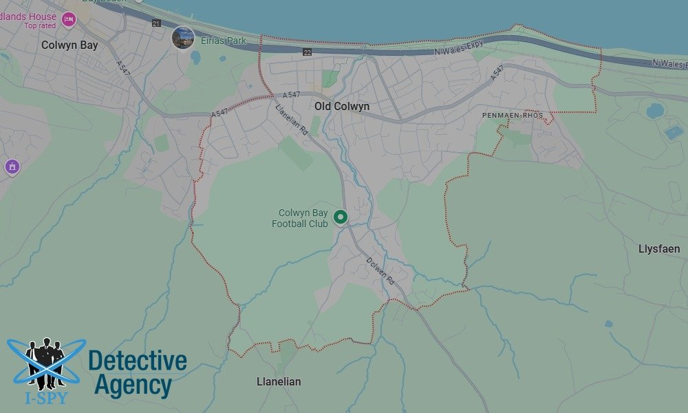 Locations our Tracing Agents serve in Old Colwyn