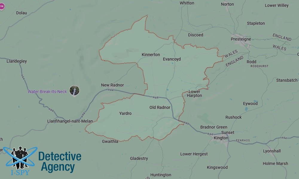 Locations our Tracing Agents serve in Old Radnor