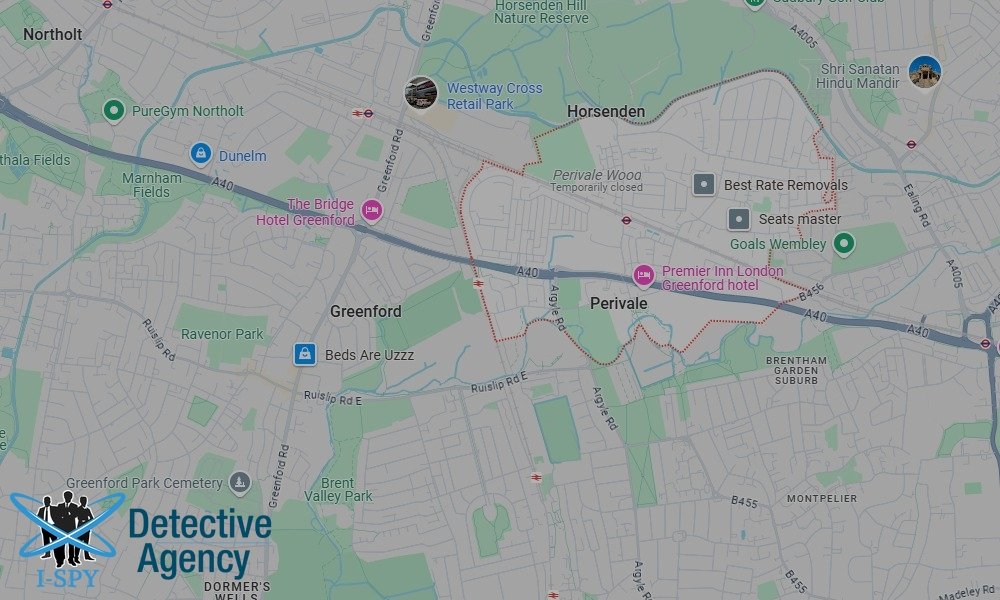 Locations our Tracing Agents serve in Perivale