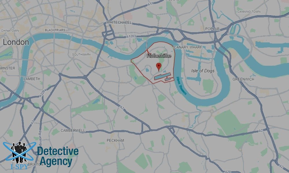 Locations our Tracing Agents serve in Rotherhithe
