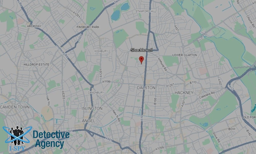 Locations our Tracing Agents serve in Shacklewell