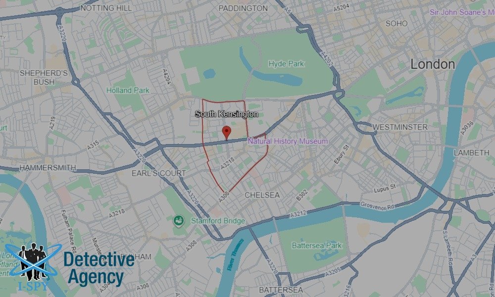 Locations our Tracing Agents serve in South Kensington