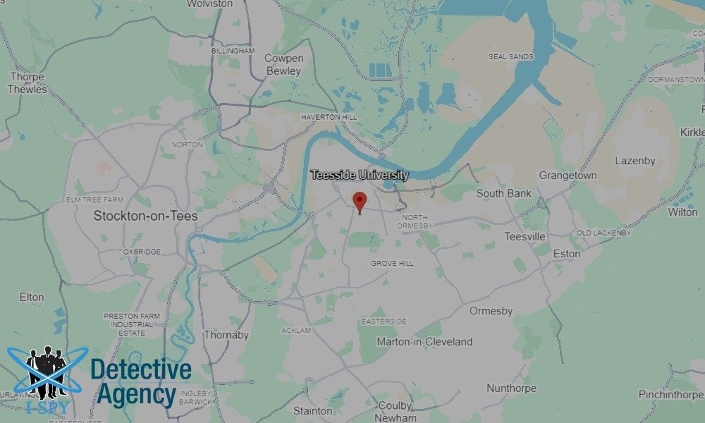 Locations our Tracing Agents serve in Teesside