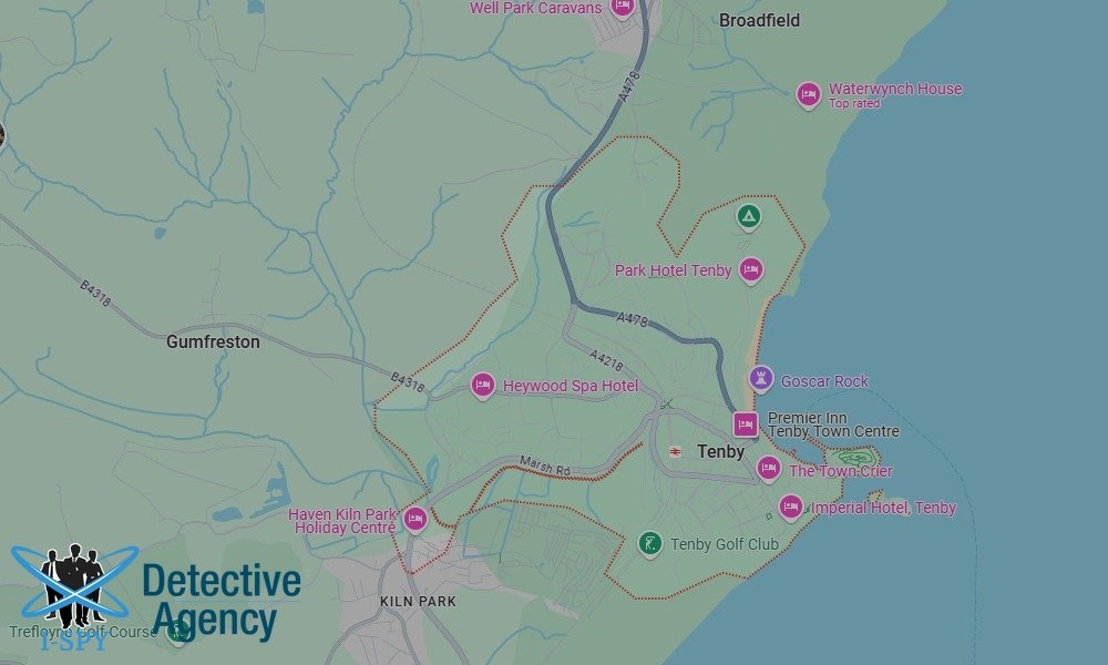 Locations our Tracing Agents serve in Tenby