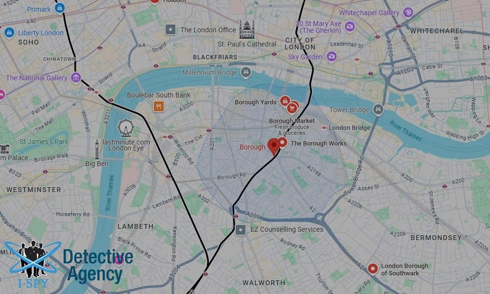 Locations our Tracing Agents serve in The Boroughs