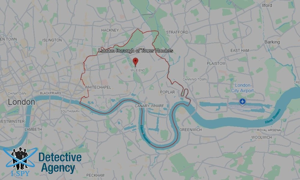 Locations our Tracing Agents serve in Tower Hamlets