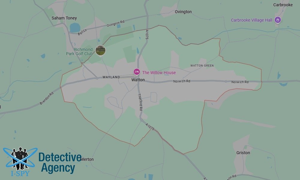 Locations our Tracing Agents serve in Watton