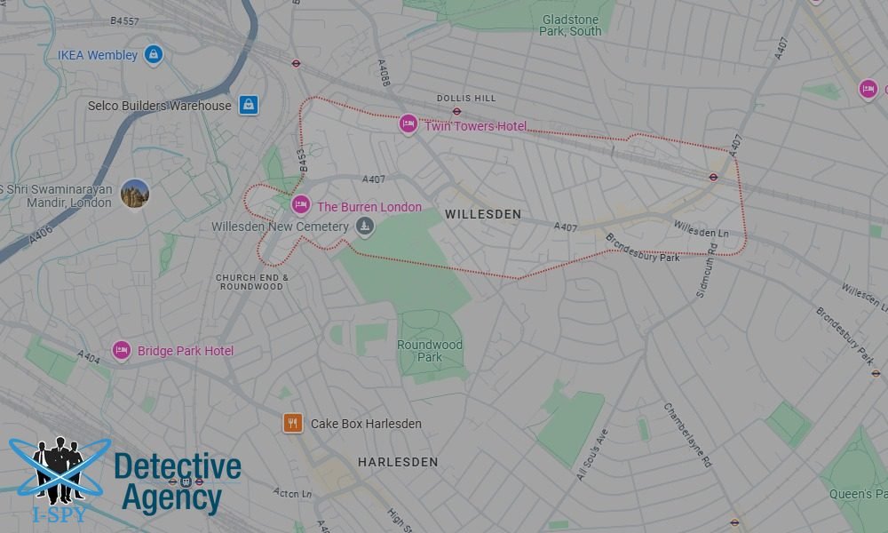 Locations our Tracing Agents serve in Willesden