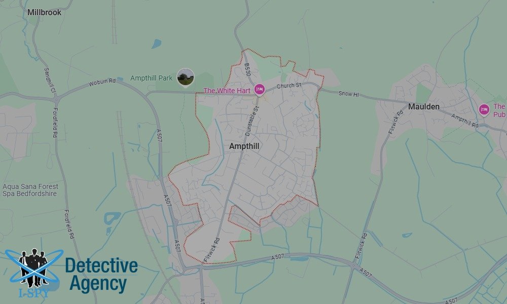 Bug Sweeping Coverage Across Ampthill