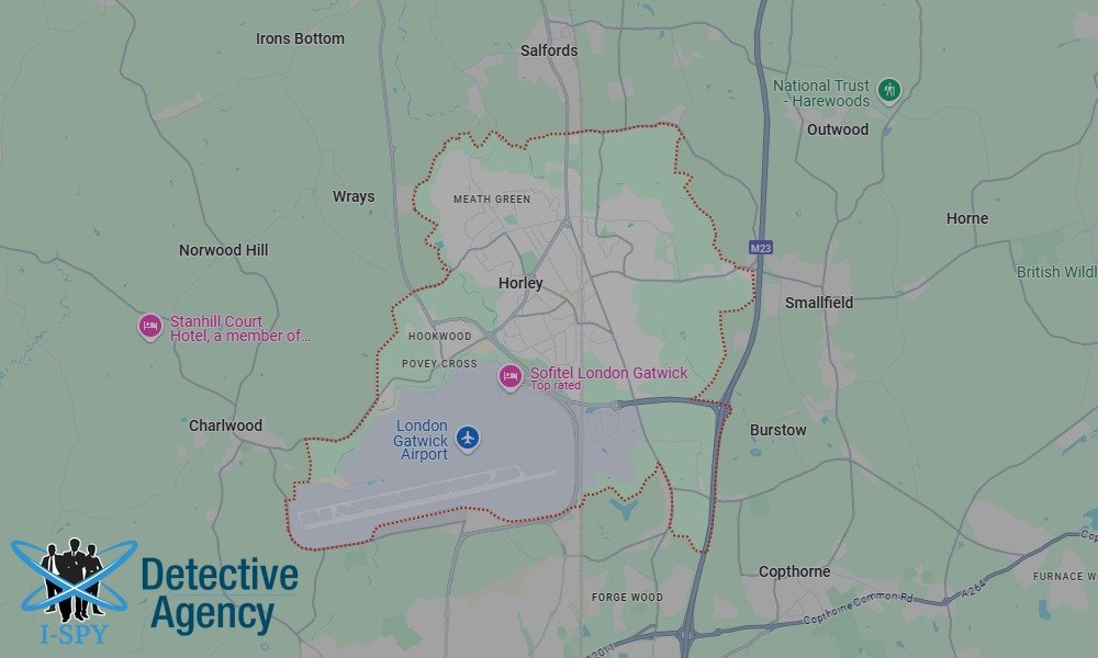 Bug Sweeping Coverage Across Horley