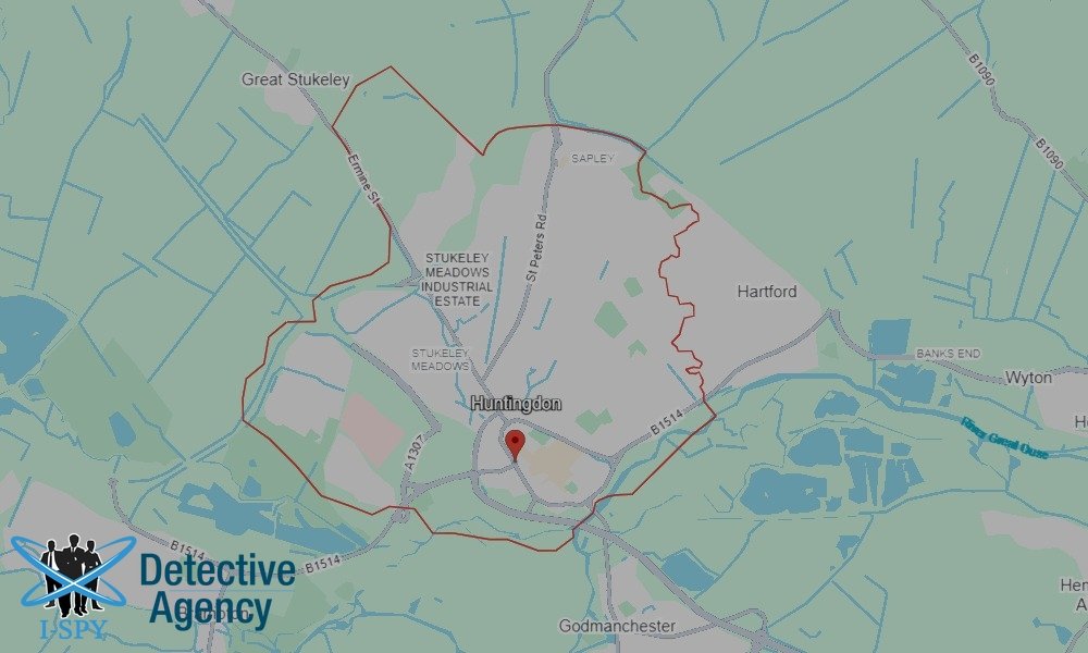 Bug Sweeping Coverage Across Huntingdon