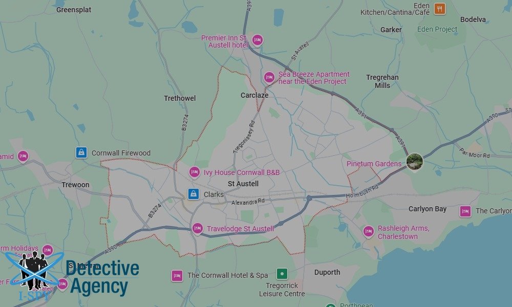 Bug Sweeping Coverage Across St Austell